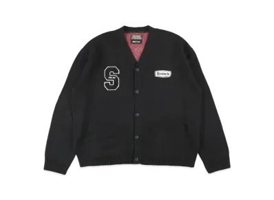 WIND AND SEA x HYSTERIC GLAMOUR Knit Cardigan "Black"