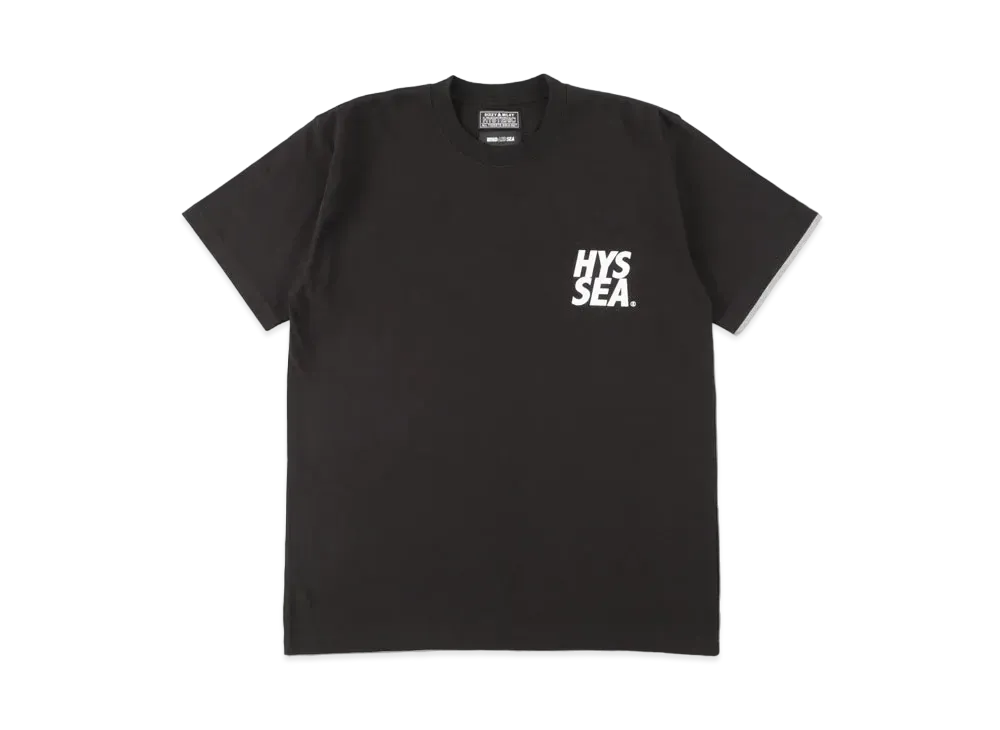 WIND AND SEA x HYSTERIC GLAMOUR Tee "Black"