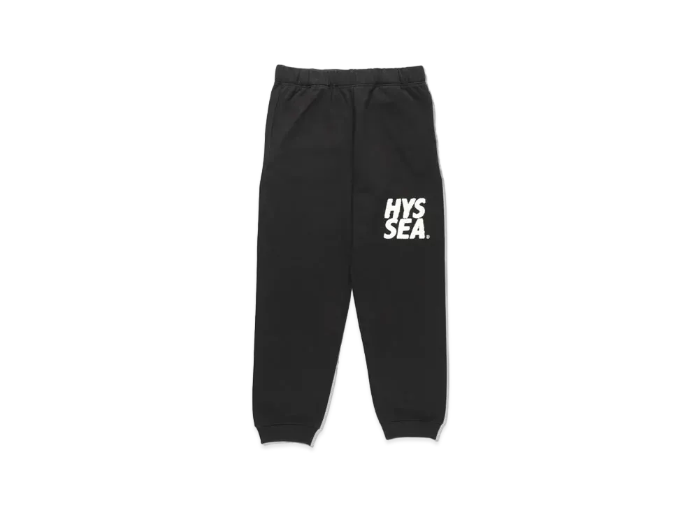 WIND AND SEA x HYSTERIC GLAMOUR Logo Sweat Pants "Black"