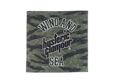 WIND AND SEA x HYSTERIC GLAMOUR Bandana "Camo"