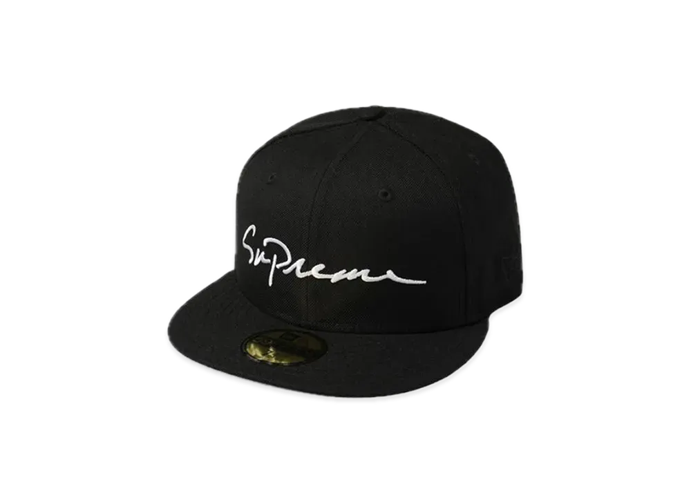 Supreme Classic Script New Era "Black"