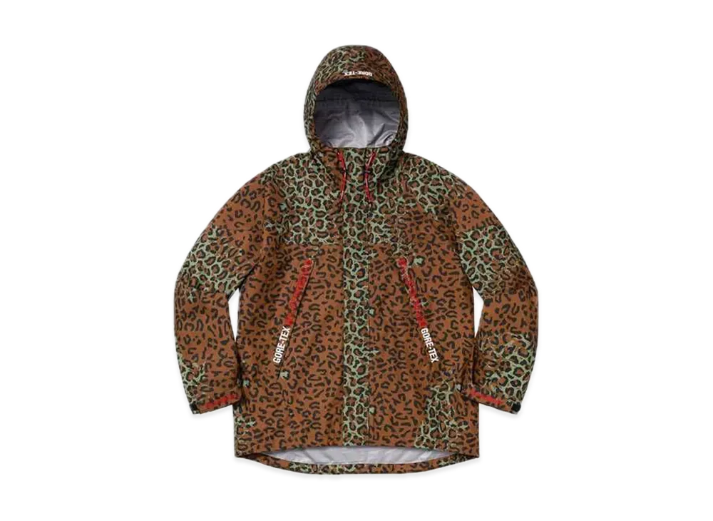 シュプリーム ゴア テックス テイプト シーム ジャケット "レオパード"