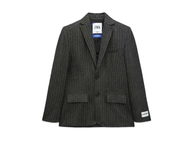 Ader Error x ZARA Over Size Stripe Blazer "Grey"