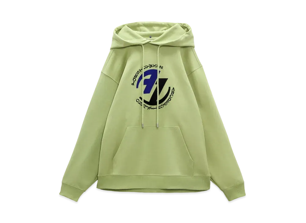 ADERERROR x ZARA Embroidery Hoodie "Light Green"