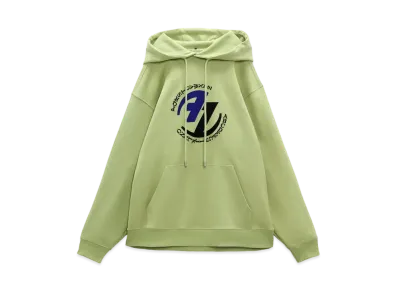 ADERERROR x ZARA Embroidery Hoodie "Light Green"