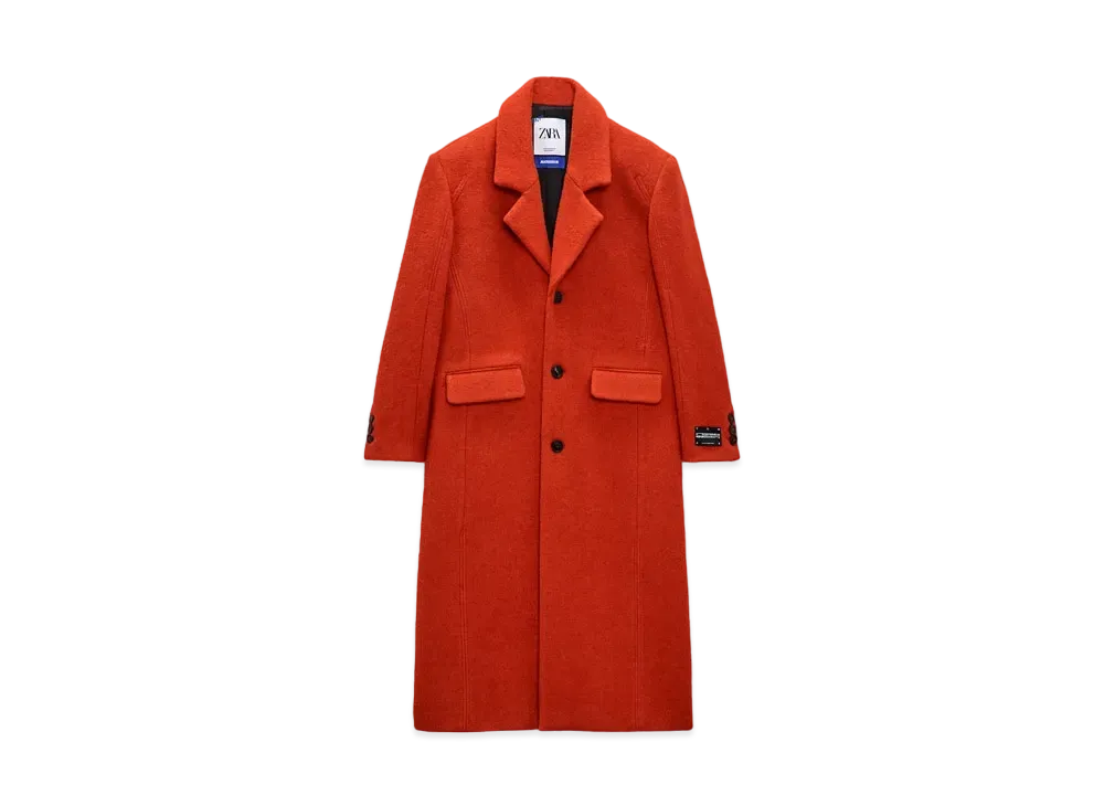 ADER error x ZARA コラボロングコート ZARA - ZARA オーバーサイズ ADERERROR ウールブレンド コート