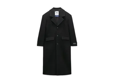 ADERERROR x ZARA Over Size Wool Blend Coat "Black"
