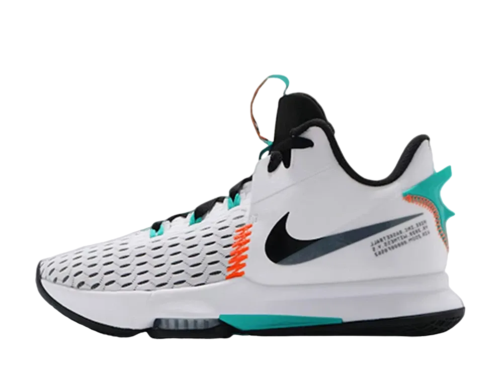 ナイキ レブロン ウィットネス5 "ホワイト/クリアジェイド"