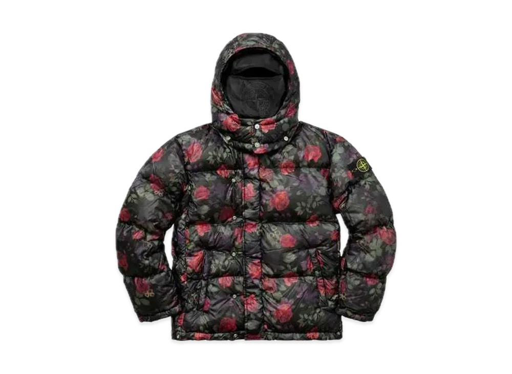 Supreme Stone Island Lamy Cover Stampato Puffy Jacket "Black"
