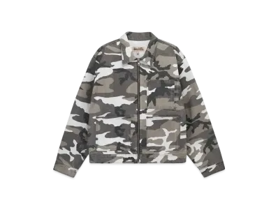 Stussy Camo Zip Work Jacket "Multi"