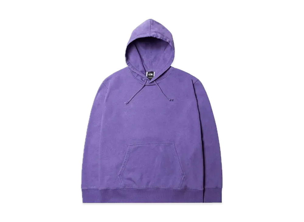 Supreme x The North Face Pigment Printed Hooded Sweatshirt "Purple"
