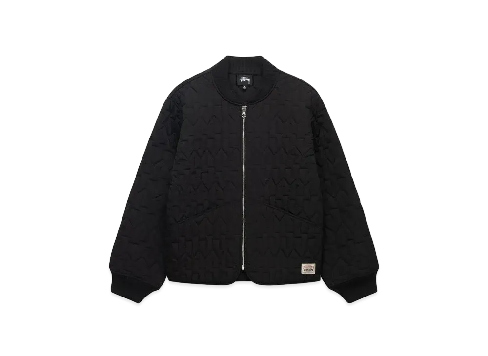 Stussy S Quilted Liner Jacket "Black"