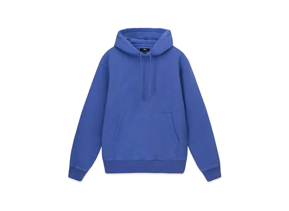 Stussy Pigment Dyed Fleece Hoodie "Ultramarine"