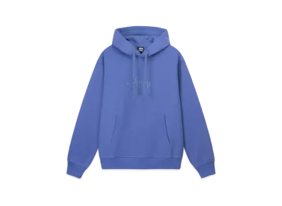 Stussy Stock Logo Applique Hoodie "Denim"