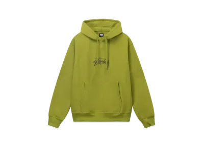 Stussy Stock Logo Applique Hoodie "Moss/Black"