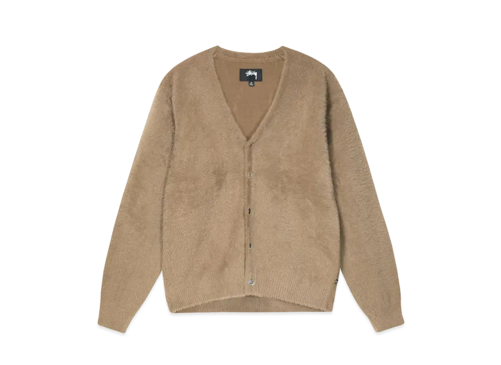 Stussy Shaggy Cardigan "Taupe"