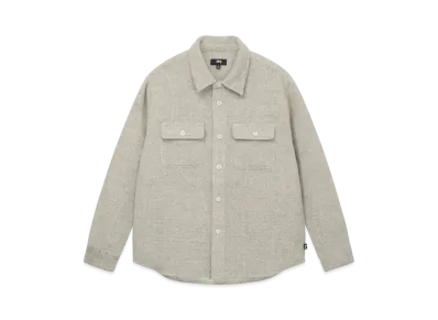 Stussy Speckled Wool CPO Shirt "Bone"