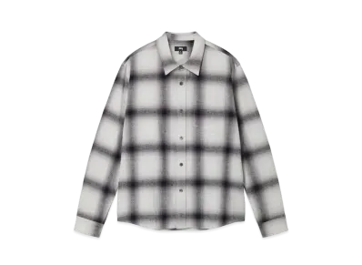 Stussy Hellshire Plaid Shirt "Grey"