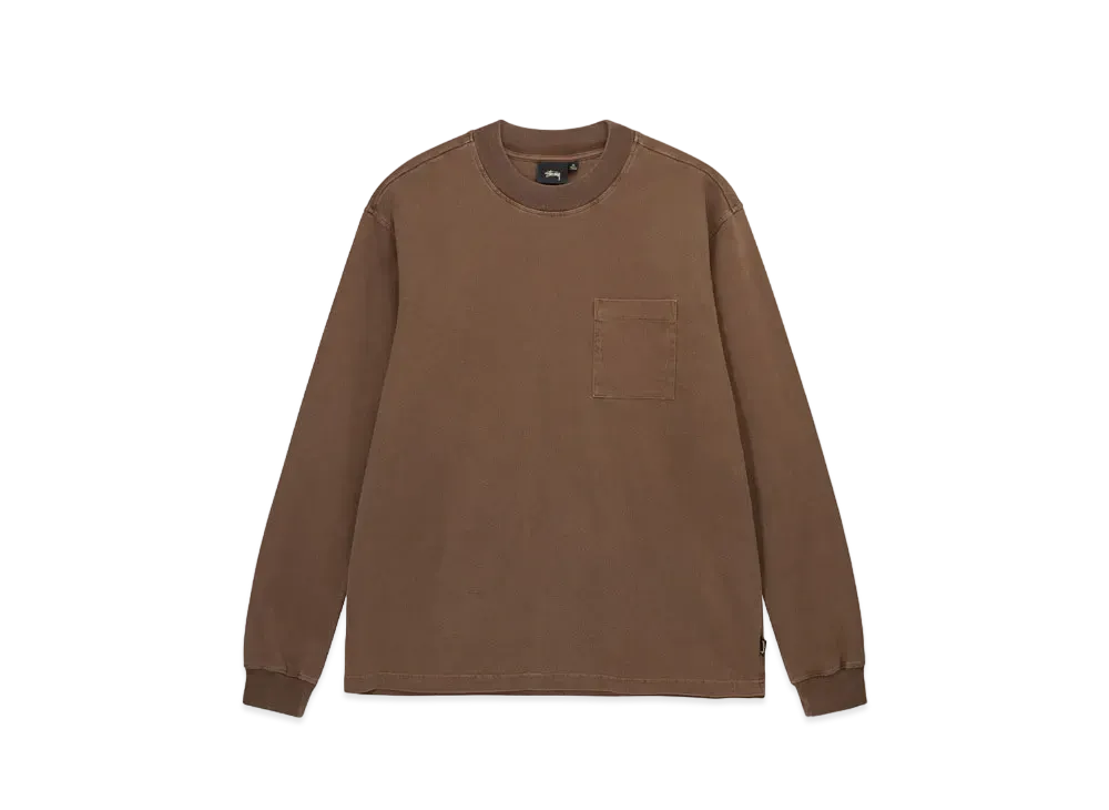 Stussy Pigment Dyed Mock Neck "Brown"
