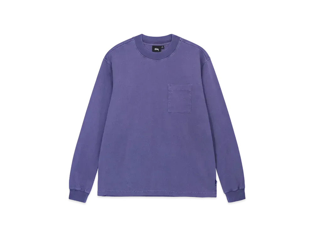Stussy Pigment Dyed Mock Neck "Purple"
