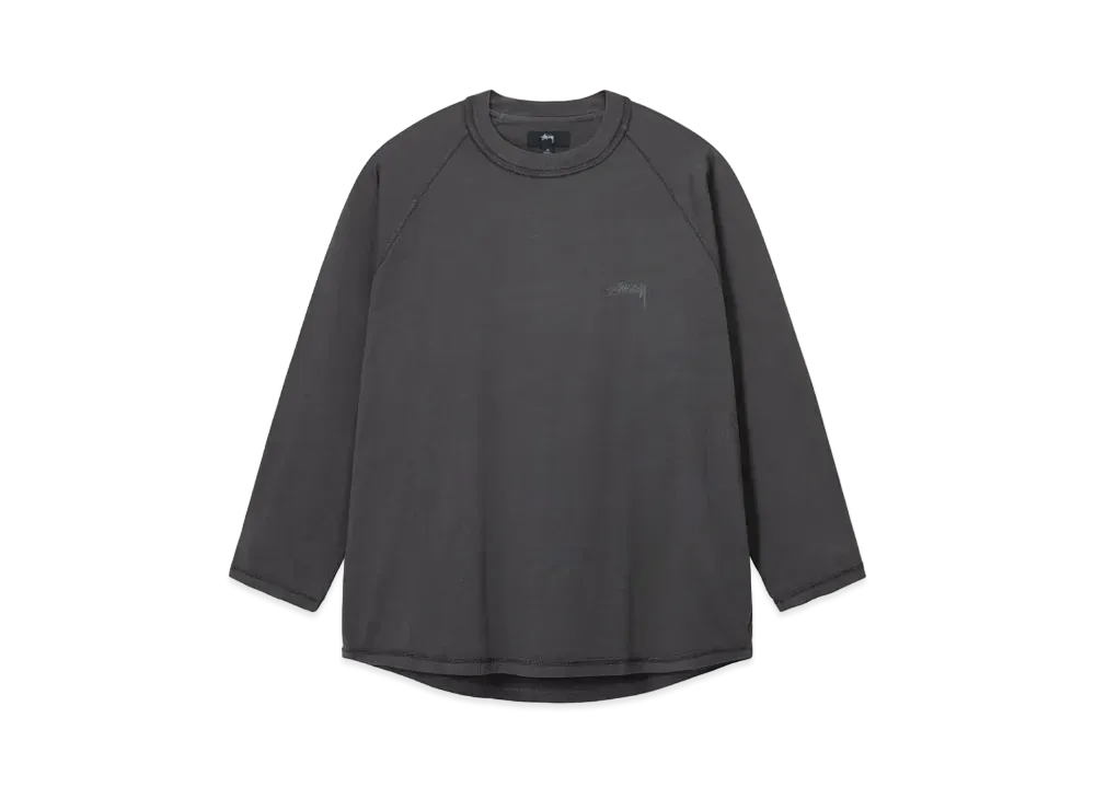 Stussy Inside Out Raglan "Faded Black"
