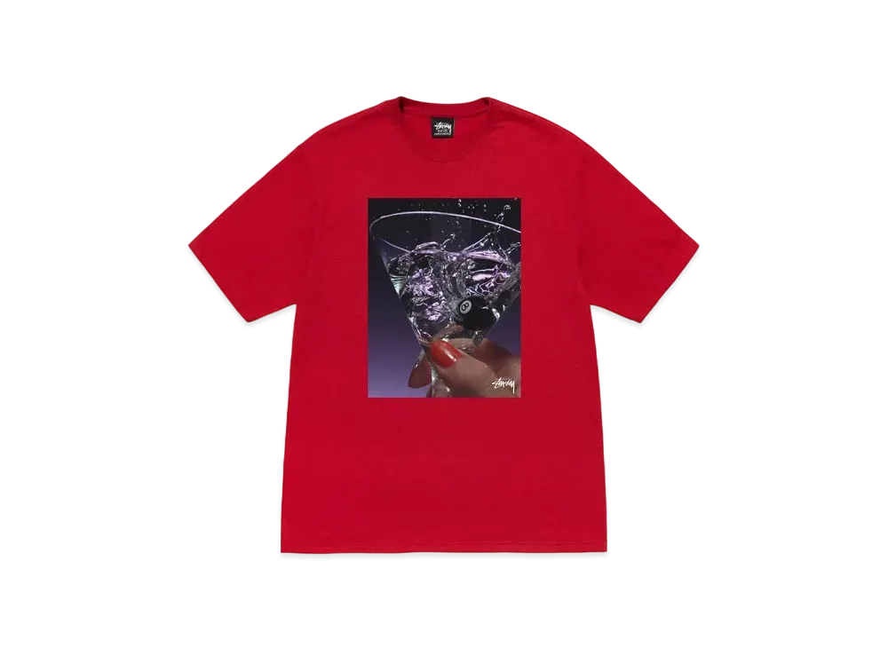 Stussy Martini Tee "Dark Red"