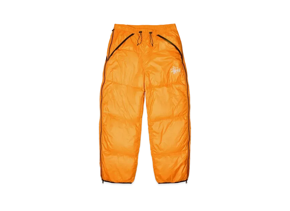 Stussy Micro Ripstop Down Pant "Orange"