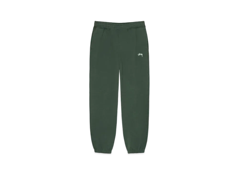 Stussy Overdyed Stock Logo Pants "Forest"