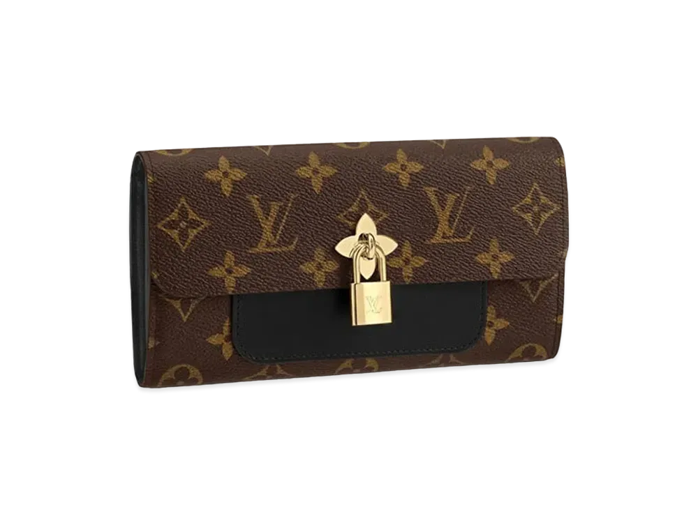 Louis Vuitton Flower Wallet Monogram "Noir"