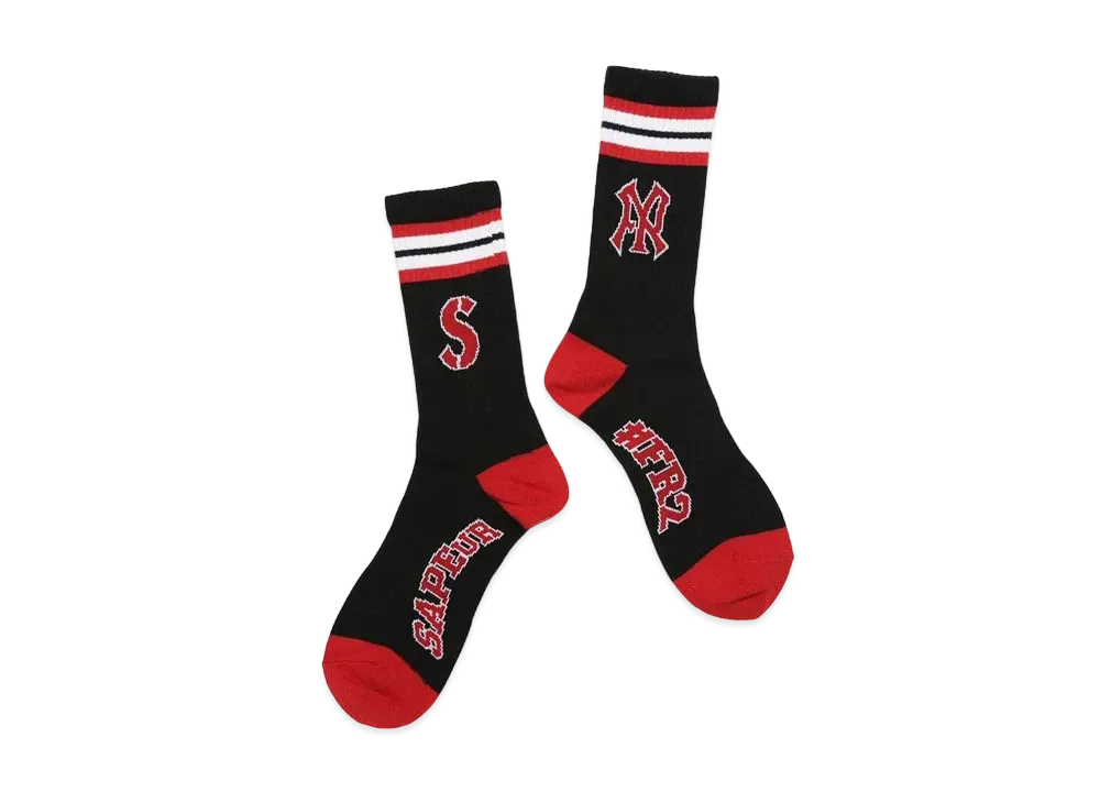 SAPEur x FR2 Socks "Black"