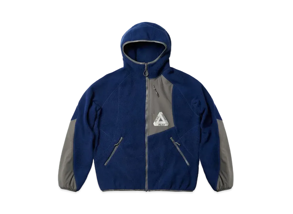 PALACE Therma Hooded Fleece Jacket "Blue"