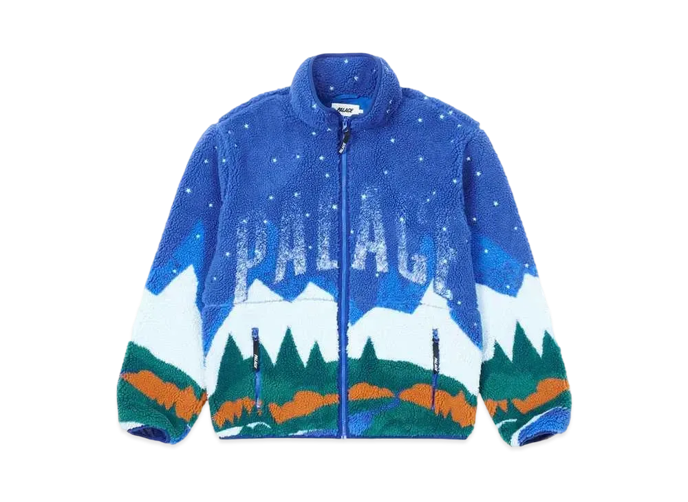 PALACE Peak Funnel Fleece "Blue"