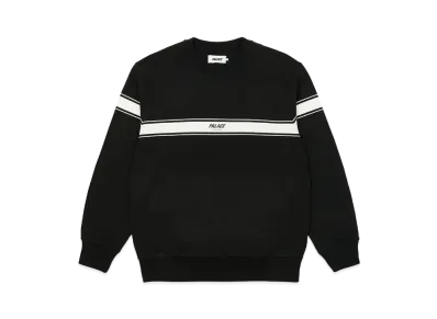 PALACE London Tri Band Crew "Black"