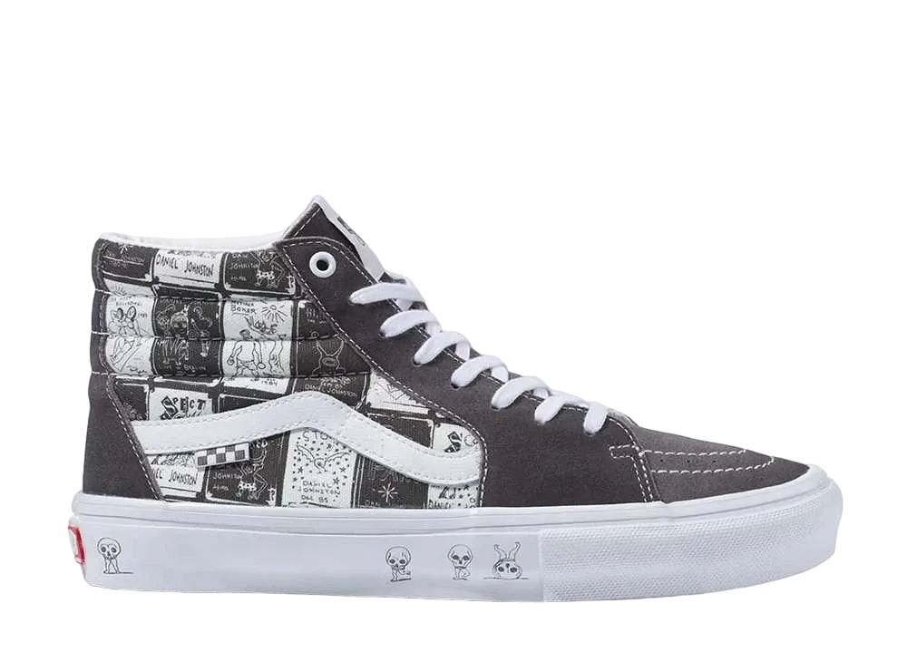 Daniel Johnston × Vans Sk8-Hi How are you "Raven Grey/White"