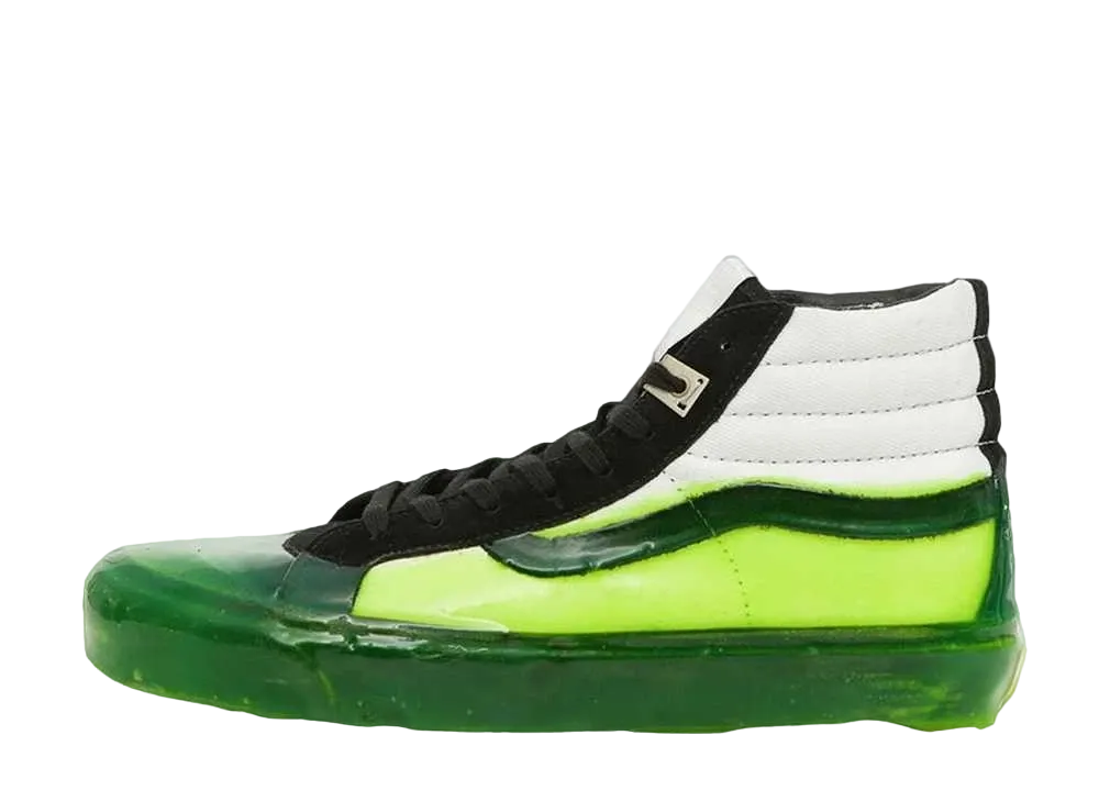 アリクス × バンズ スケートハイ ラバー "ディップト グリーン"