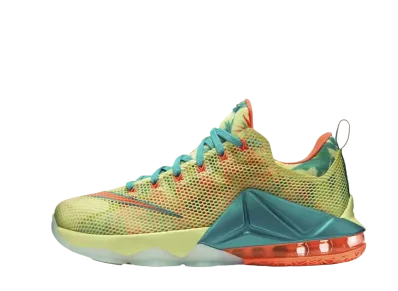 Nike LeBron 12 Low LeBronold Palmer PRM "White/Lime Bright Mango"