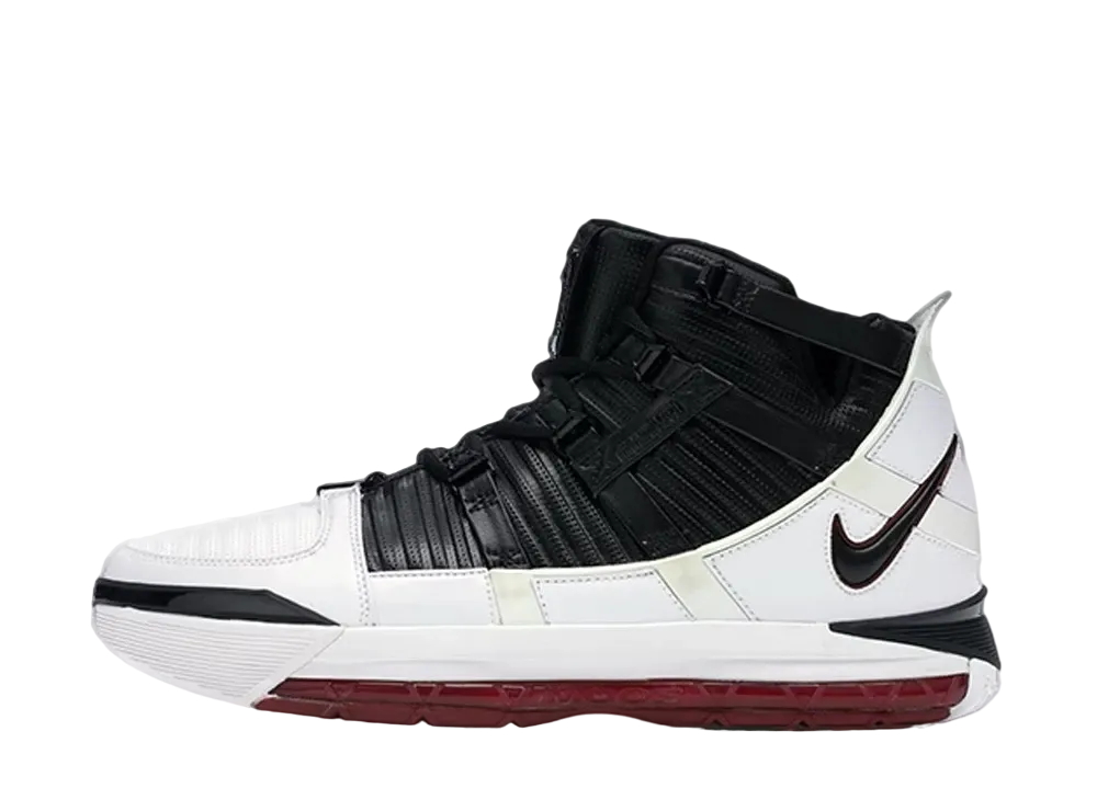 ナイキ ズーム レブロン 3 "ホワイト/ブラック バーシティ クリムゾン"