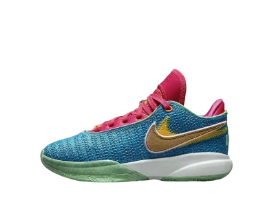 Nike GS Lebron 20 Fruity Pebbles "Laser Blue/Hyper Pink"