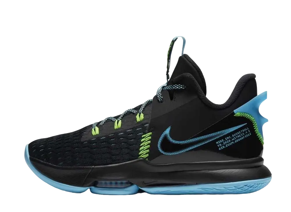 ナイキ レブロン ウィットネス5 "ブラック/ライトブルーフューリー"