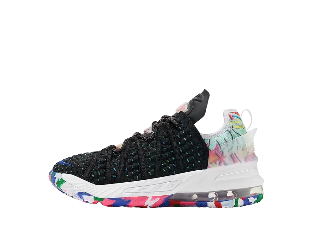 ナイキ GS レブロン18 "マルチカラー" (キッズ)