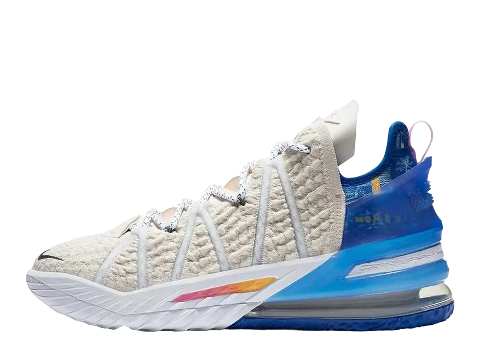 Nike LeBron 18 Los Angeles By Day "Light Cream"