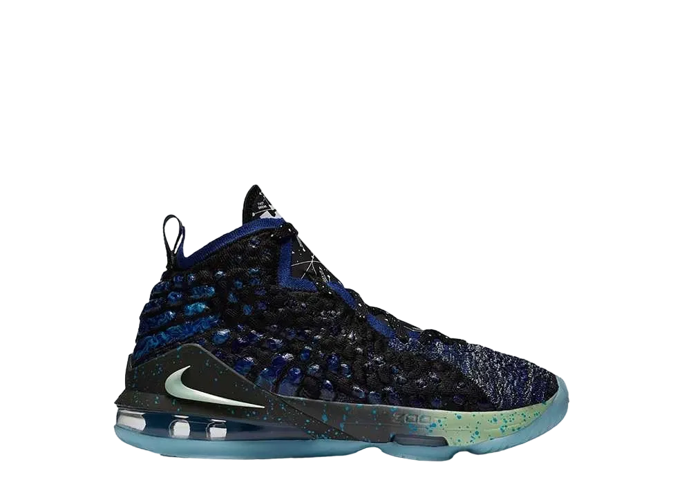 ナイキ GS レブロン17 コンステレイションズ "ブラック/ボルト ホワイト" (キッズ)