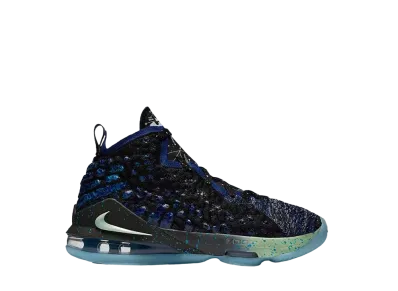 Nike GS LeBron 17 Constellations "Black/Volt White"
