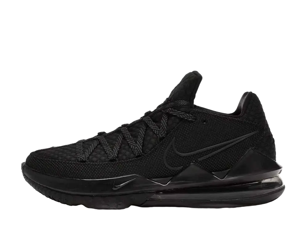 Nike LeBron 17 Low "Triple Black"