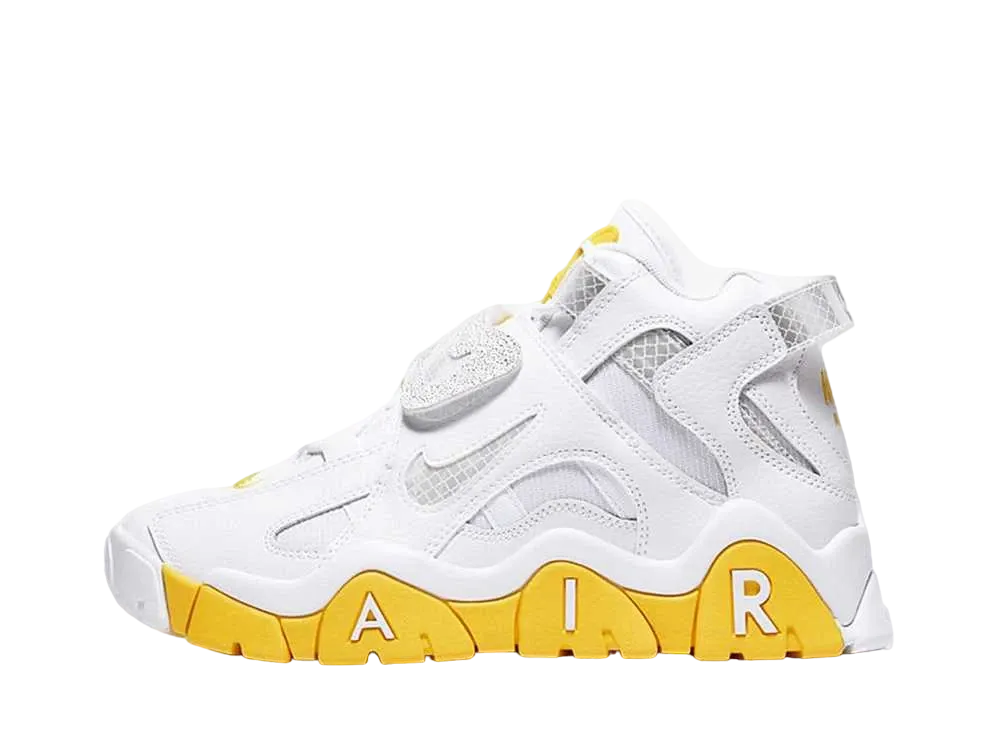 Nike Women's Air Barrage Mid "White Chrome Yellow"