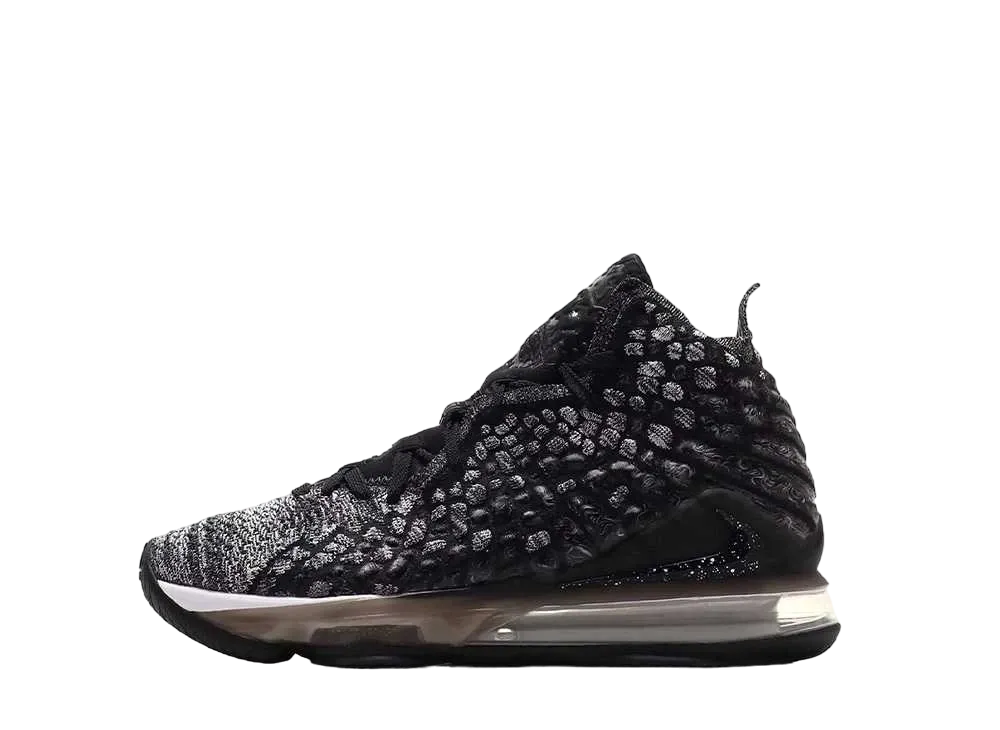 ナイキ GS レブロン17 "ブラック ホワイト" (キッズ)