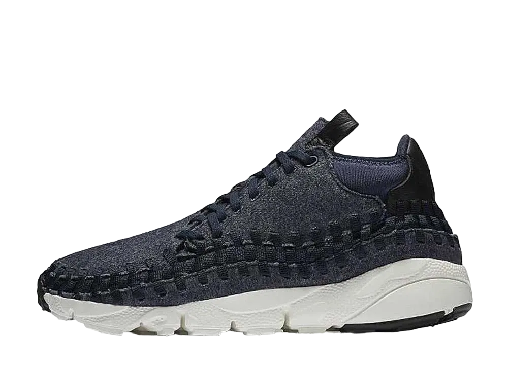 ナイキ エアフットケープ ウーブン チャッカ デニム "オブシディアン/ブラック セイル"