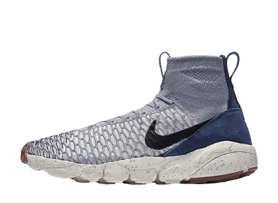 ナイキ エアフットケープ マジスタフライニット "ウルフ グレー ダーク オブシディアン"