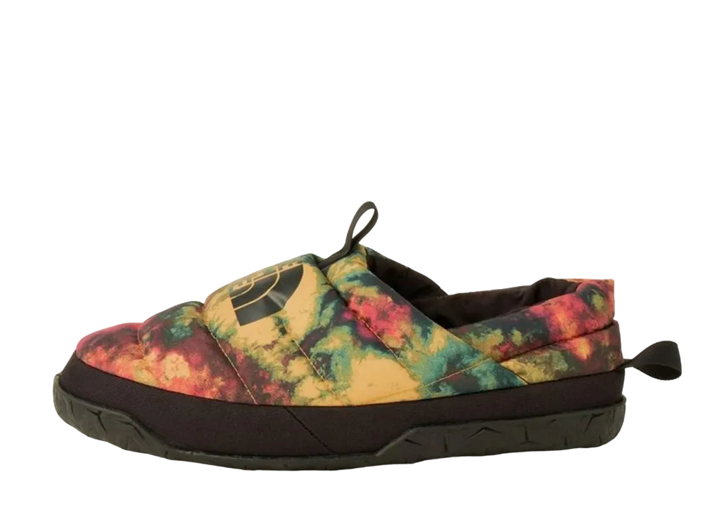 ザ ノースフェイス ヌプシ ダウン ミュール "アンテロープタンアイスダイプリント/TNFブラック"