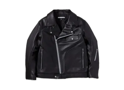 NEIGHBORHOOD Leather Double Riders JK . CL "Black"